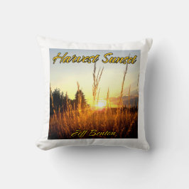 Jeff Benton Harvest Sunset Fan Wurfkissen Kissen