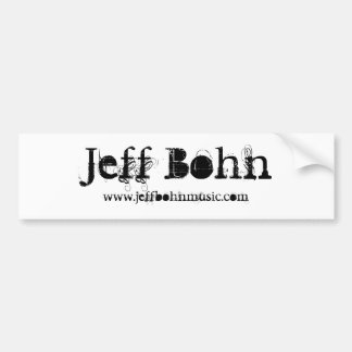 Jeff Bohn-Stoßdämpfer Aufkleber Autoaufkleber