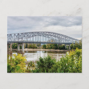 Jeff City Bridge Blank Postcard Postkarte