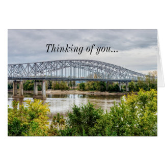 Jeff City Bridge Denken Sie an Ihre Karte