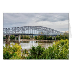 Jeff City Bridge Grußkarte