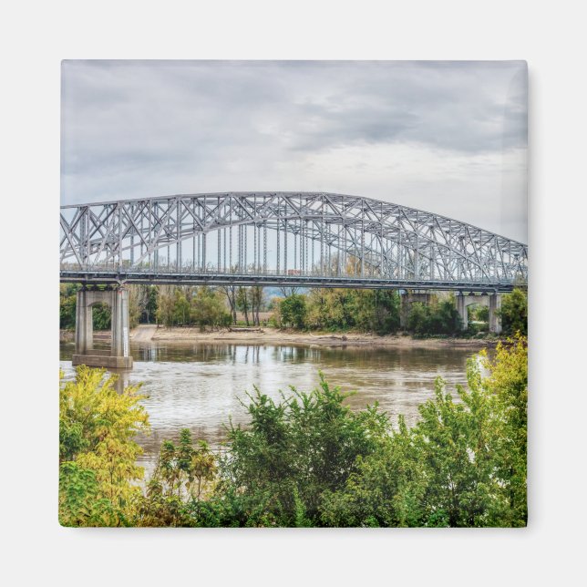 Jeff City Bridge Magnet (Vorne)