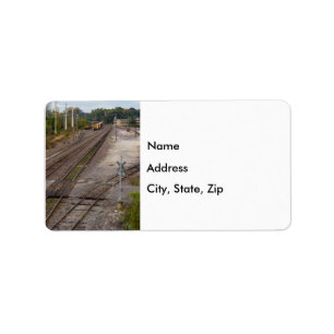Jeff City Railroad Tracks - Adressen Adressaufkleber
