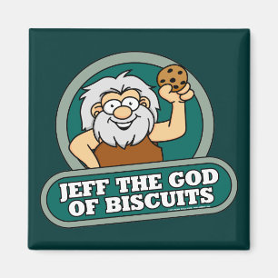 Jeff der Gott des Keks-Magneten Magnet