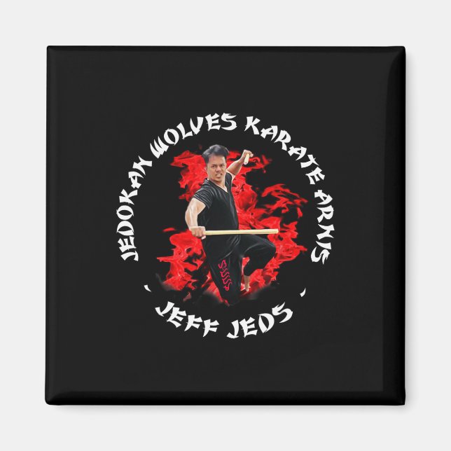 Jeff Jeds Karate Arnis Jedokan Magnet (Vorne)