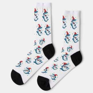 Jeff landshark in Weihnachten Socken