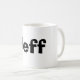 Jeff-Tasse Kaffeetasse (VorderseiteRechts)