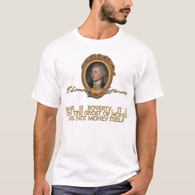 Jefferson auf Papiergeld T-Shirt (Vorderseite)