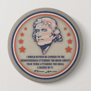 Jefferson-Freiheit II Button