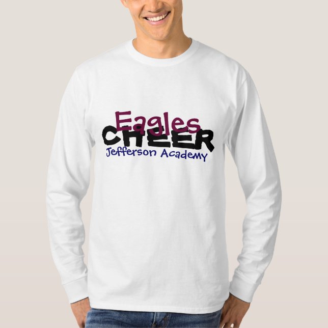 Jefferson-Hochschulpersonalisierter Beifall VATER T-Shirt (Vorderseite)