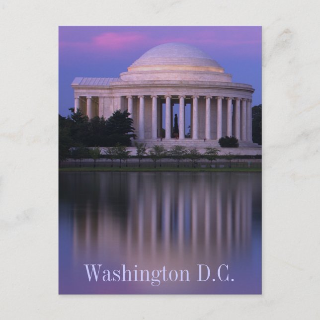 Jefferson Memorial Postkarte (Vorderseite)