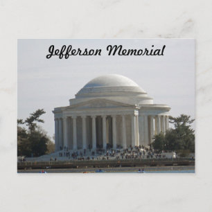Jefferson Memorial Washington DC 2001 Postkarte