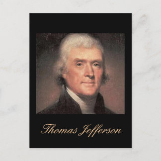 Jefferson quote Carte postale