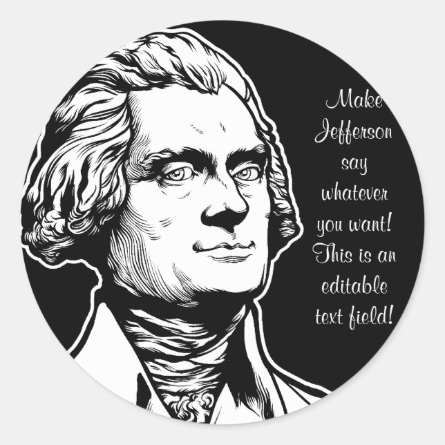 Jefferson Sticker (Vorderseite)