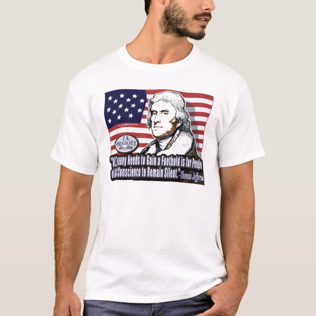 Jefferson Tyranny Shirt (Vorderseite)