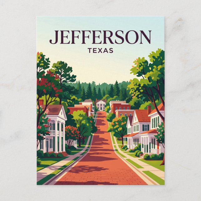 Jefferson USA Postkarte (Vorderseite)