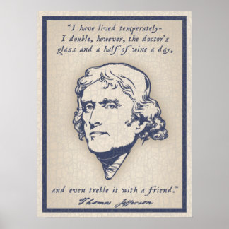 Jefferson - Wine Poster