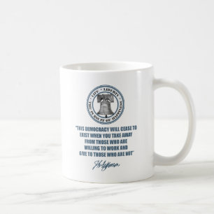 Jefferson - Wohlfahrts-Staat Kaffeetasse