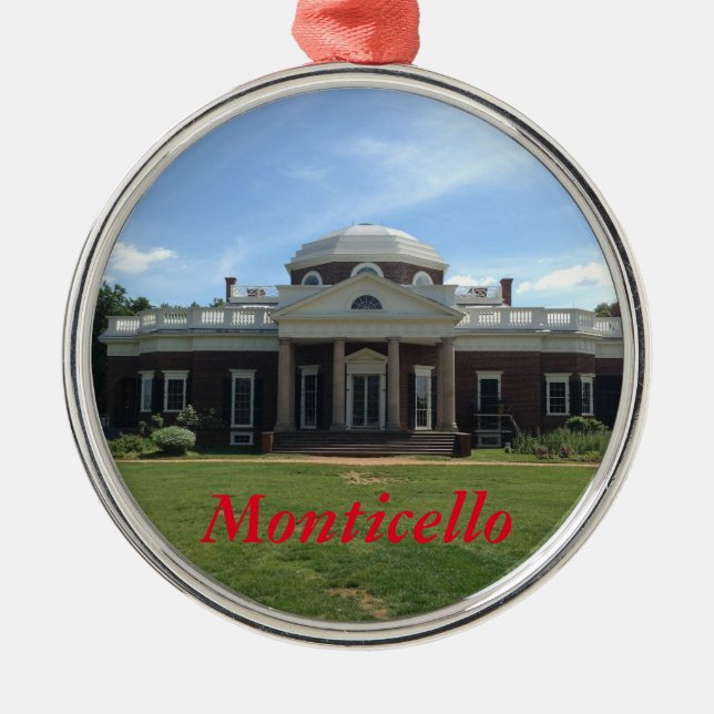 Jefferson's Monticello Ornament (Vorne)