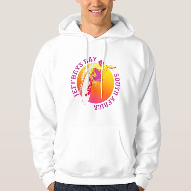 Jeffreys Bay - S Africa Hoodie (Vorderseite)