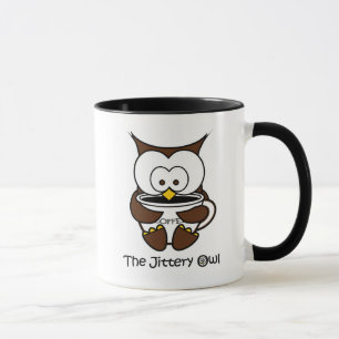 Jeffy die nervöse Eulen-Tasse Tasse
