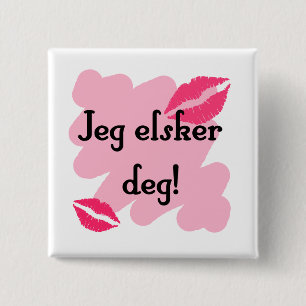 Jeg elsker Grad - Liebe des Norwegers I Sie Button