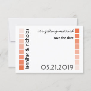 Jegliche farbliche moderne Typografie, die Hochzei Save The Date
