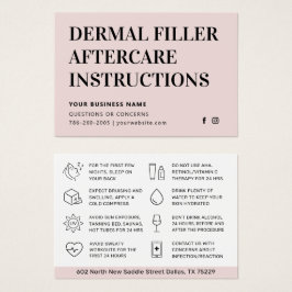 Jegliche farbrosa, dermale Filler-Aftercare-Ratenk