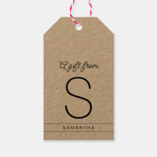 Jegliche Okcasionstafel Personalisierte Kraft-Gift Geschenkanhänger