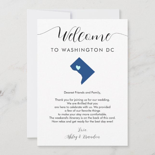 Jeglicher Begrüßungsweg von Color Washington DC (Vorderseite)