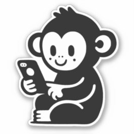 Jeglicher Farbmonkey Aufkleber