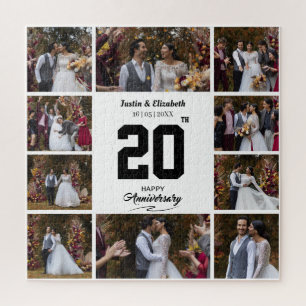 Jeglicher glücklicher Jahrestag 10 FotoCollage