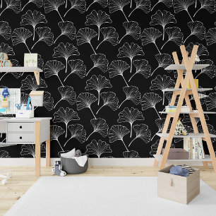 Jeglicher Hintergrund Boho Ginkgo Biloba Blätter Tapete