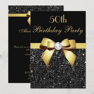 Jegliches Alter Geburtstags-Imitat-Sequins Bogen S Einladung