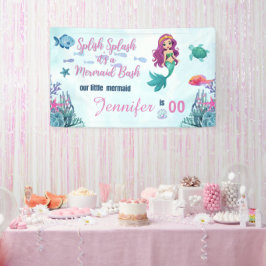 Jegliches Alter Splish Splash Meerjungfrau Bash Mä Banner
