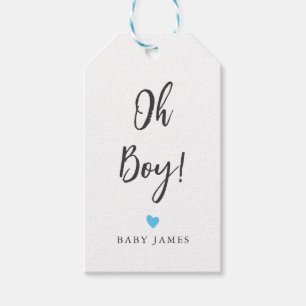 Jegliches Farbherz Oh Junge Geschenkmarke, Babydus Geschenkanhänger
