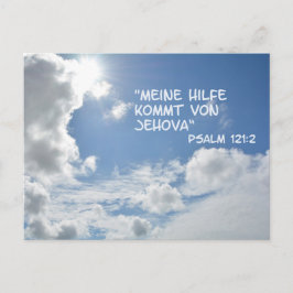 Jehova Hilva Postkarte