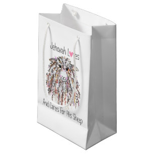 "Jehovah aime son mouton" Petit sac cadeau