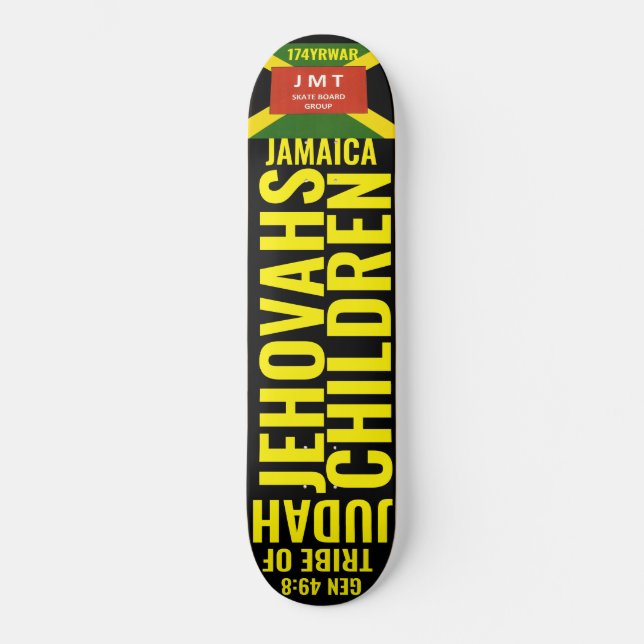 JEHOVAH ENFANTS : JAMAICA Skateboard (Recto)