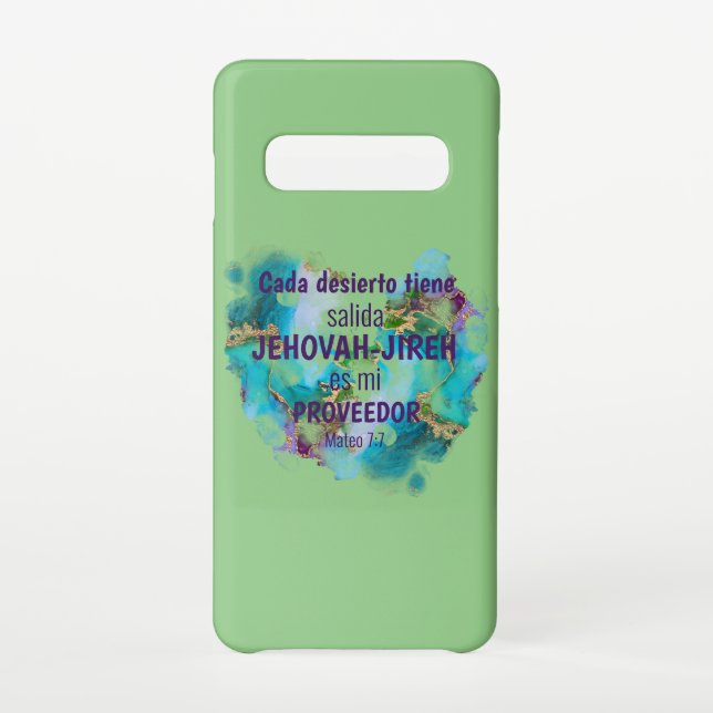Jehovah Jireh Proveedor Spanische Marmorfarben Samsung Galaxy Hülle (Rückseite)