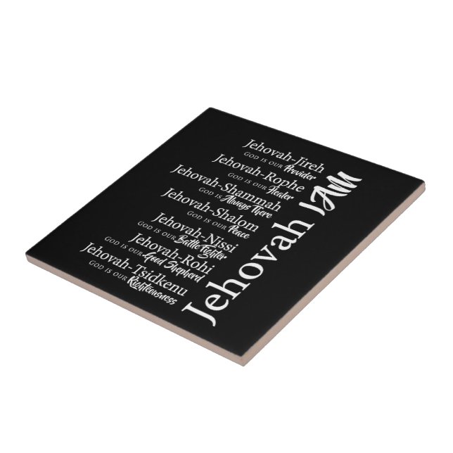 Jehovah names fliese (Seite)
