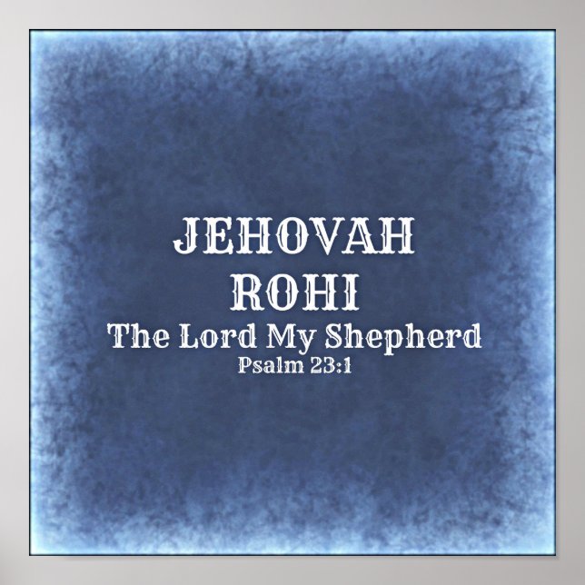 Jehovah Rohi Poster (Vorne)