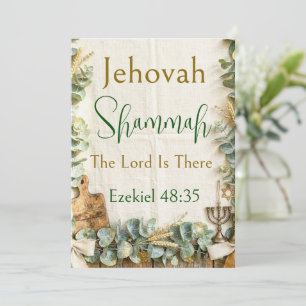 Jehovah Shammah, Name Gottes, Ezechiel 48:38 Einladung