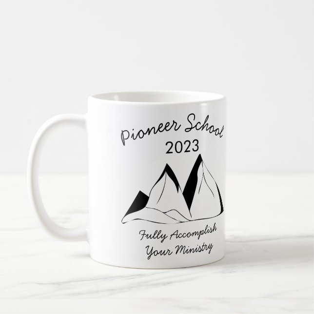 Jehovah Witness Pioneer School 2023 Tasse (Links)