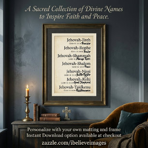 Jehovas Namen Poster