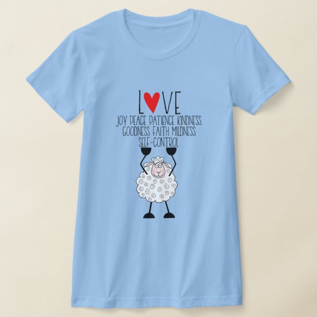 "Jehovas Schafe - Früchte des Geistes" T-Shirt (Ablage )