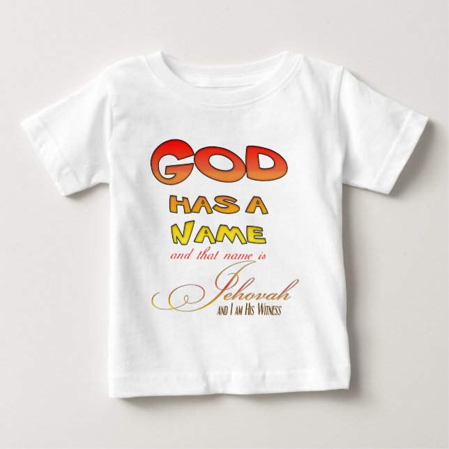 Jehovas Shirt für Zeugen (Vorderseite)