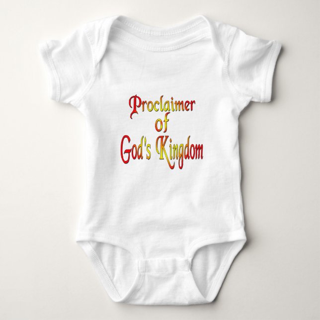 Jehovas Zeuge Baby Strampler (Vorderseite)