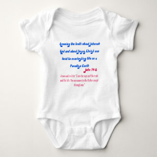 Jehovas Zeuge John14-6 Baby Strampler