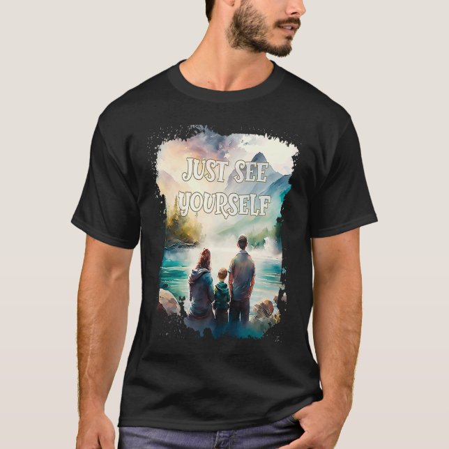 Jehovas Zeuge sieht sich einfach JW ORG JW T-Shirt (Vorderseite)